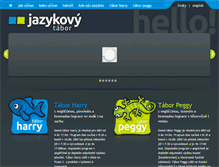 Tablet Screenshot of jazykovy-tabor.cz